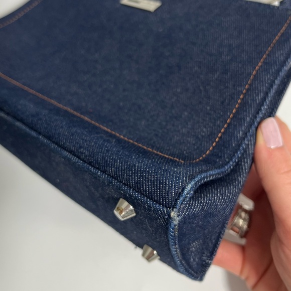 GUESS Y2K Denim Mini Shoulder Bag Purse - Picture 10 of 10